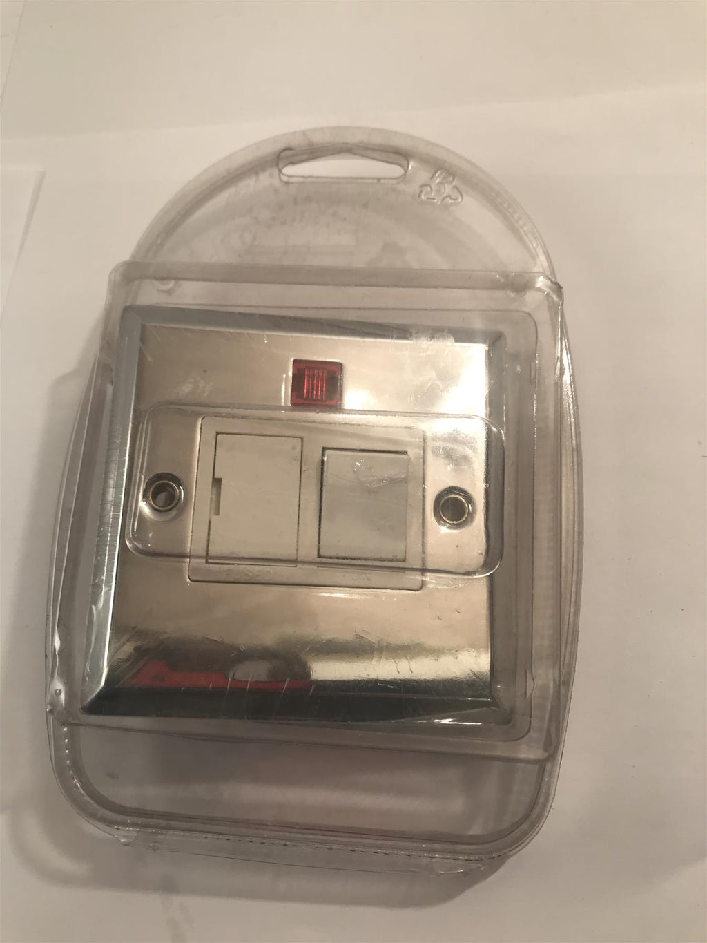 Specialist Switched Fused Spur Unit with Neon Polished Chrome  SEC12W