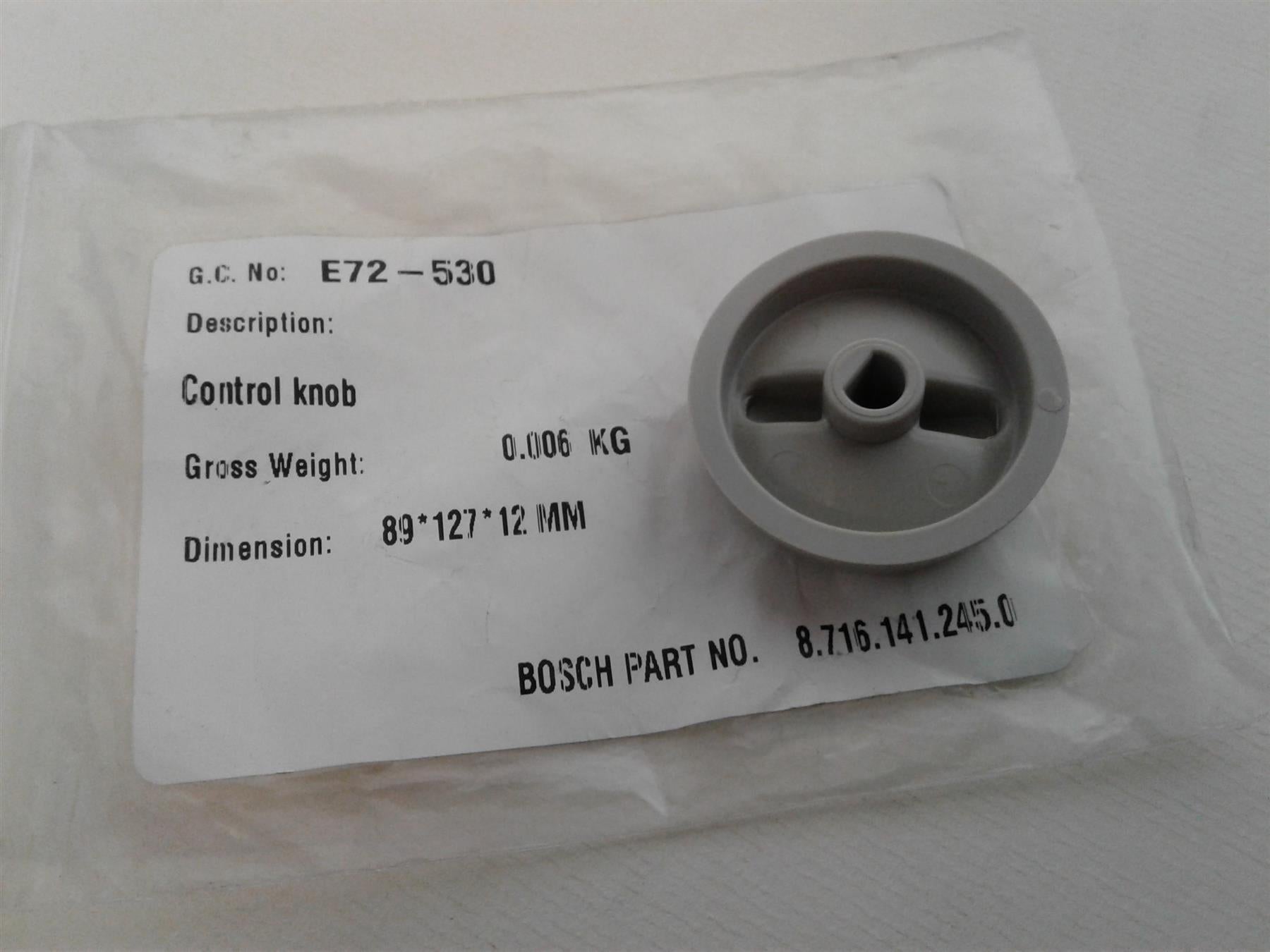 NEW BOSCH WORCESTER CBI BOILER 87161412450 CONTROL KNOB DIAL