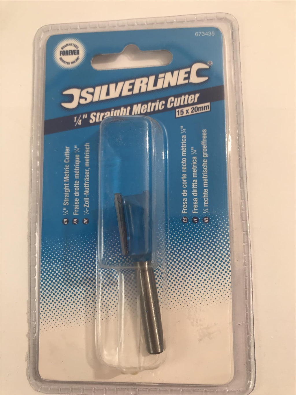 Silverline 1/4" Straight Metric Cutter 15 X 20Mm 673435