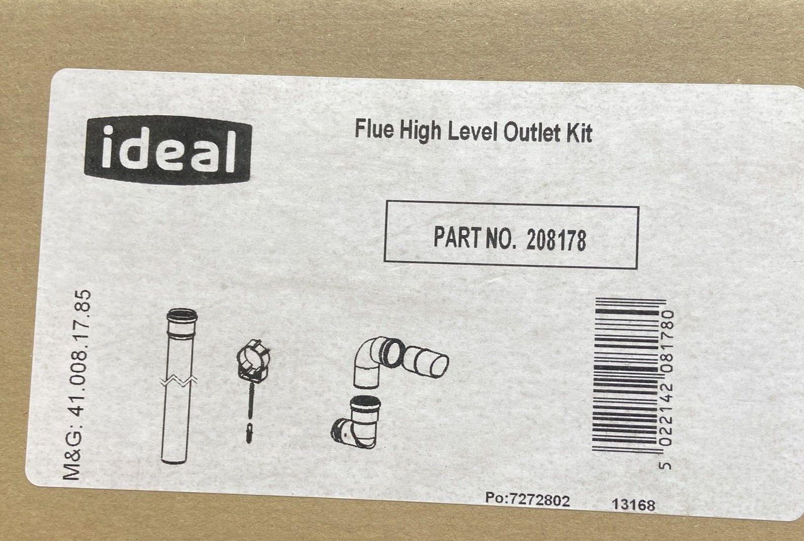 Ideal Logic High Level Flue Outlet Kit 208178