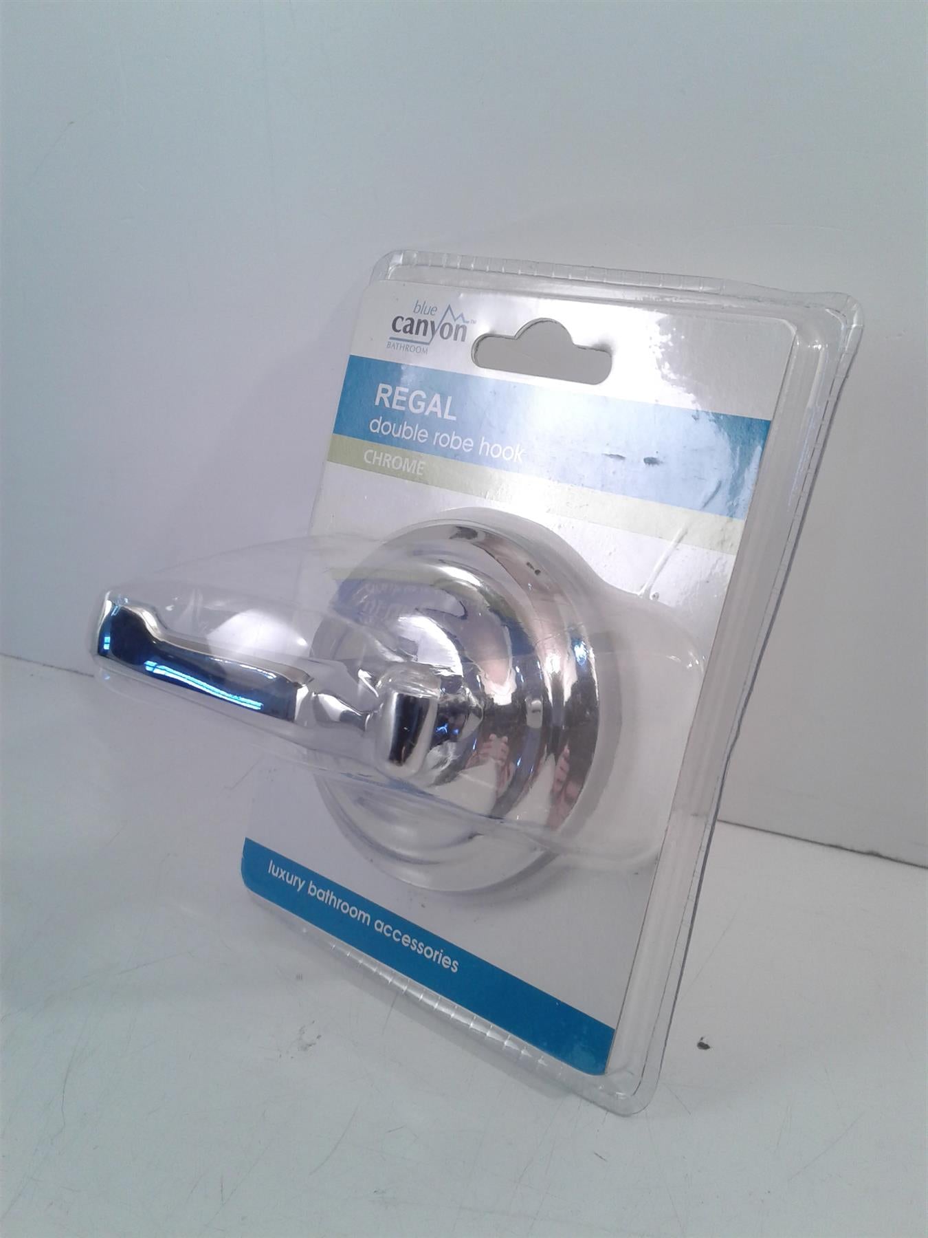 Blue Canyon Regal Double Robe Hook Chrome