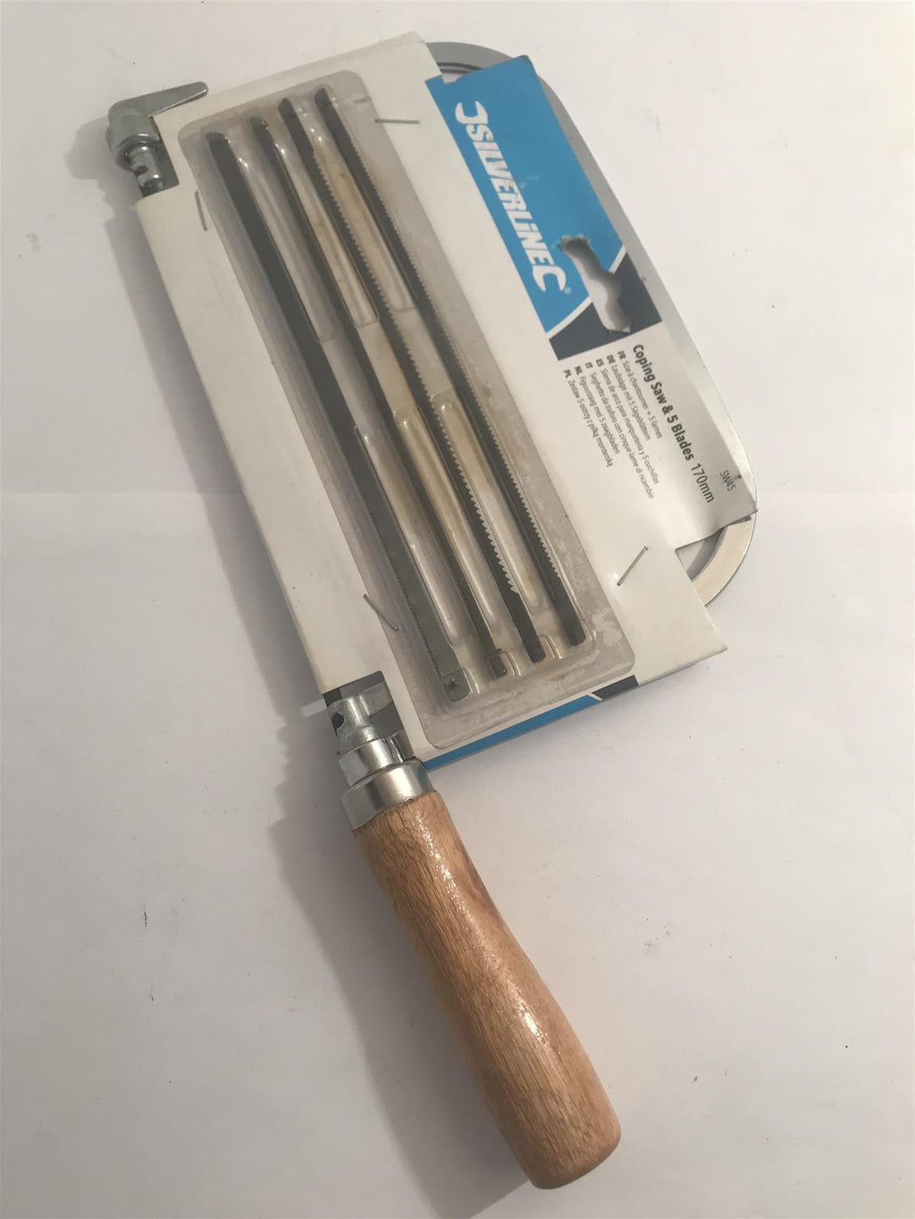 Silverline Coping Saw & 5 Blades 170mm  SW45
