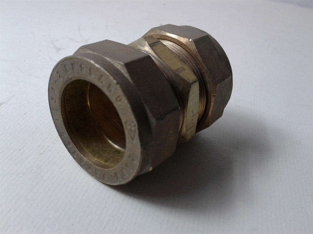 Pegler Prestex 40 Brass Compression 28mm Straight Coupler 709079 (each)