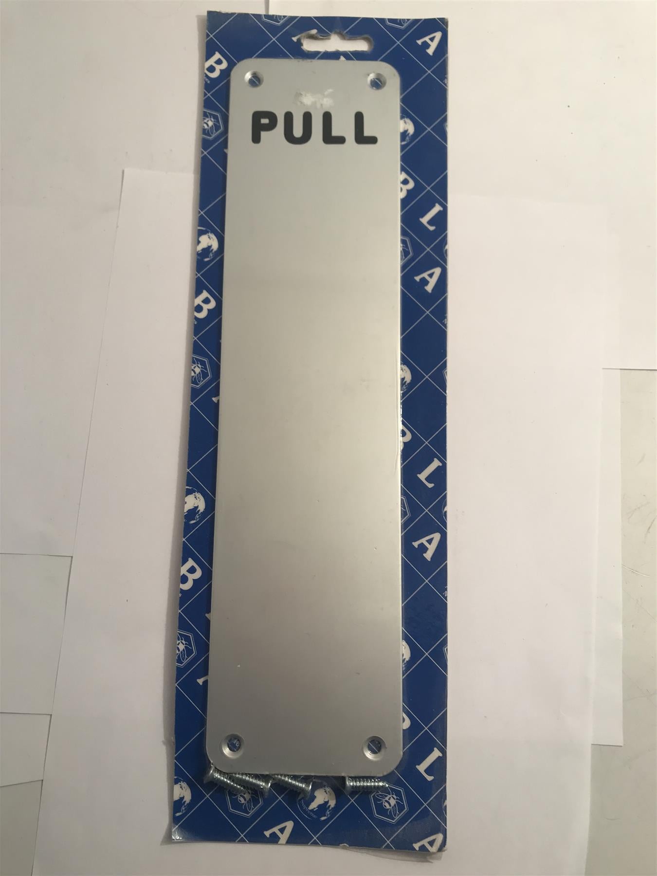ABL Engraved Push Plate 300 x 75mmn  31640P