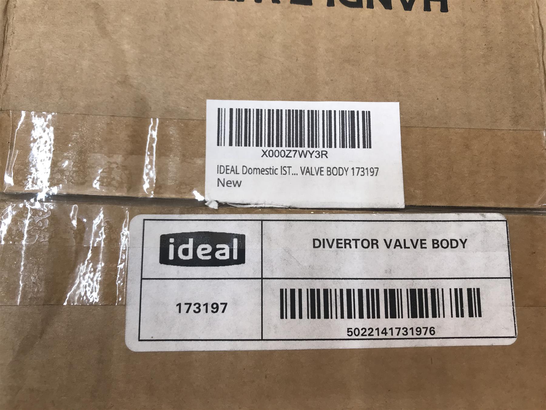 NEW IDEAL DIVERTOR VALVE BODY 173197