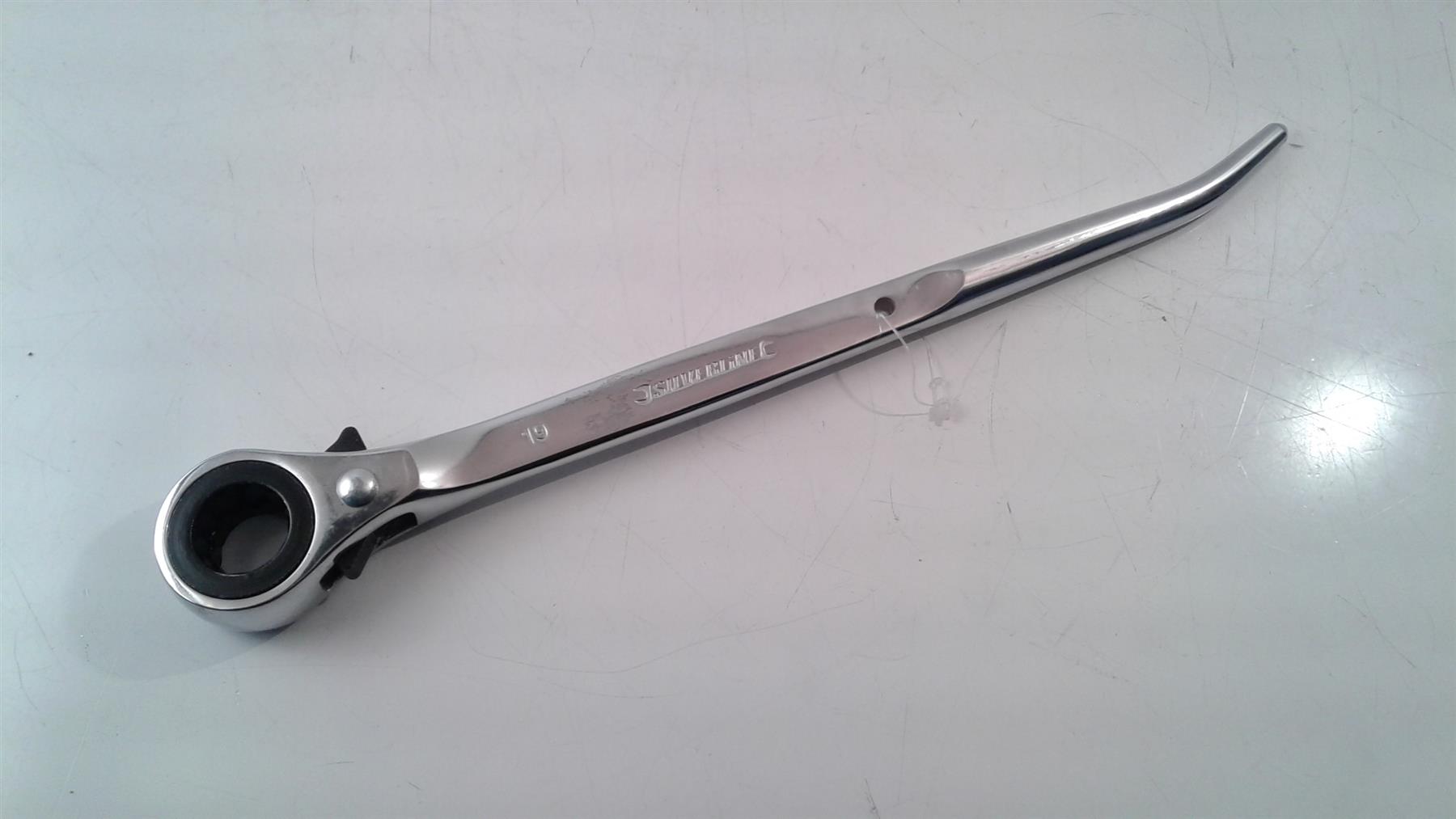 19mm 2 Way Scaffold Spanner Podger Bi Hex Ratchet