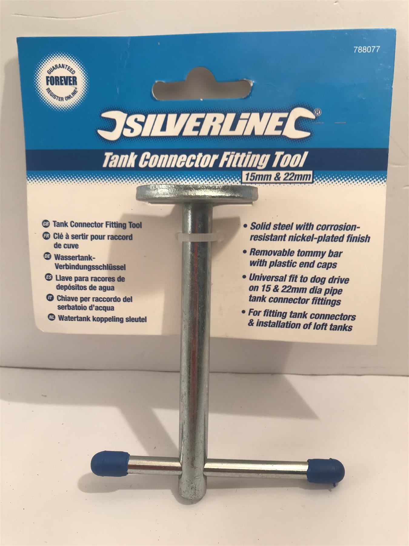 Silverline Tank Connector Fitting Tool 15mm & 22mm 788077