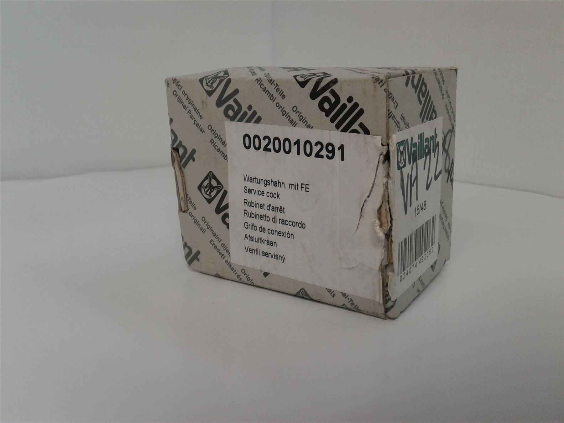 NEW VAILLANT ECOTEC PLUS 824 831 837 937 SERVICE COCK VALVE 0020010291