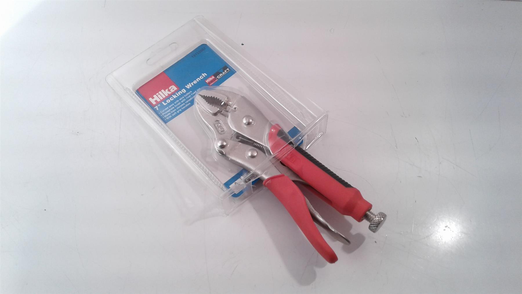 Hilka Soft Grip 7" Locking Wrench