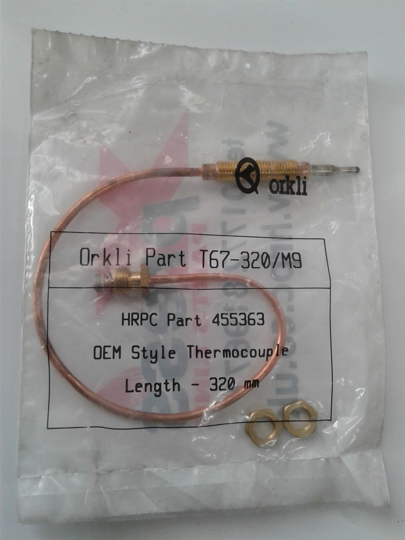 NEW HRPC ORKLI T67-320/M9 OEM STYLE THERMOCOUPLE 320MM 455363