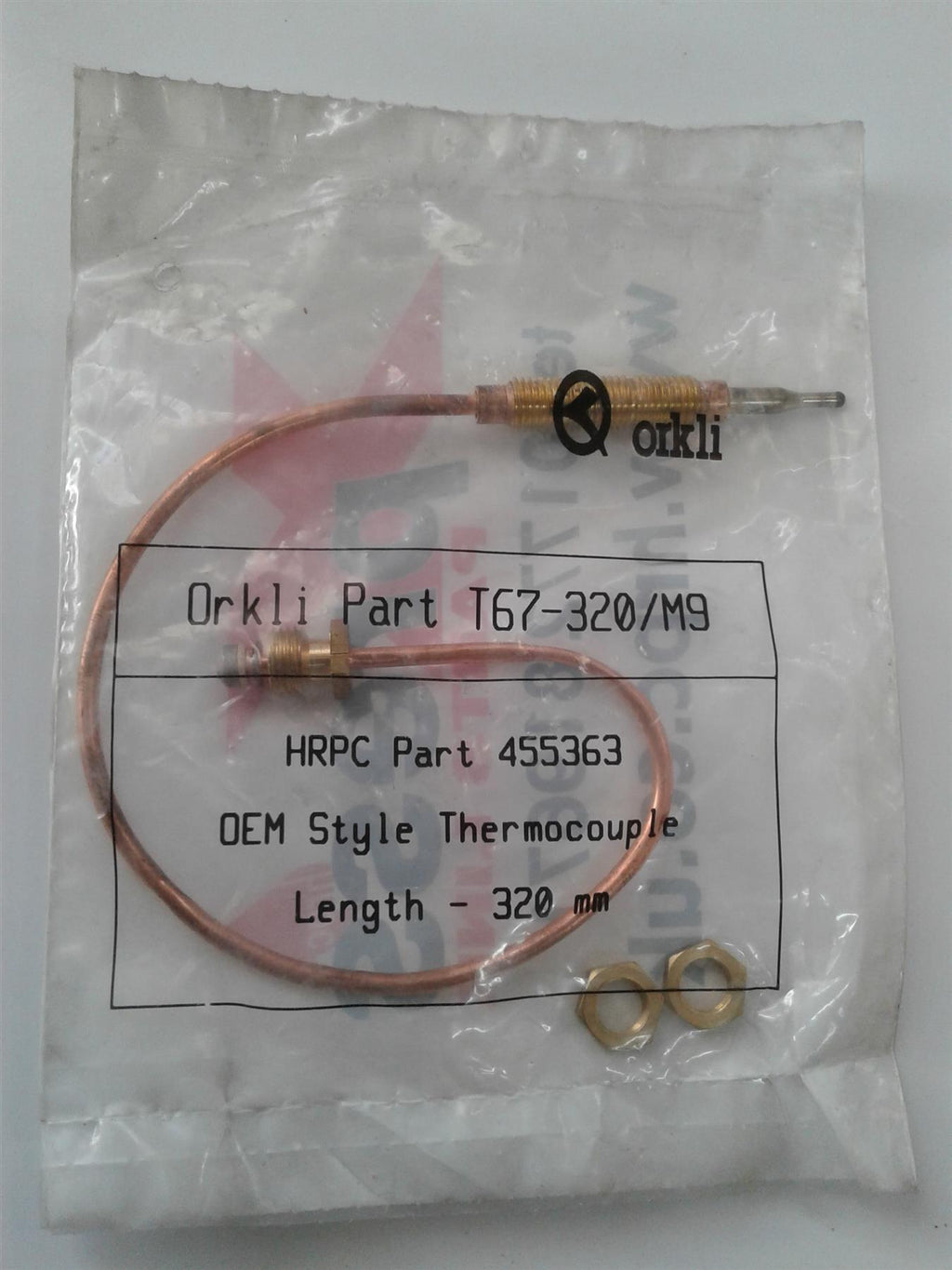 NEW HRPC ORKLI T67-320/M9 OEM STYLE THERMOCOUPLE 320MM 455363