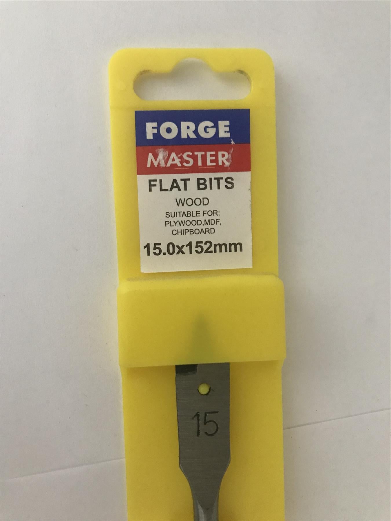 Forge Master Flat Wood Bit 15.0 x 152mm  FMFLAT15