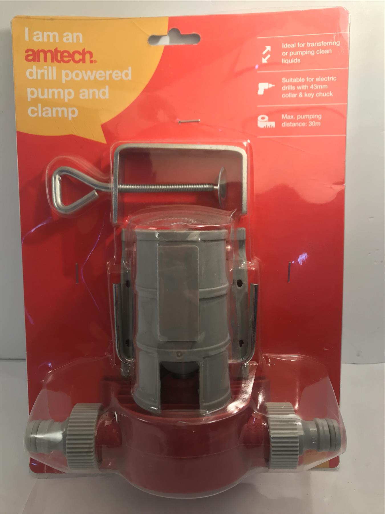 Amtech Drill Powered Pump & Clamp V2375
