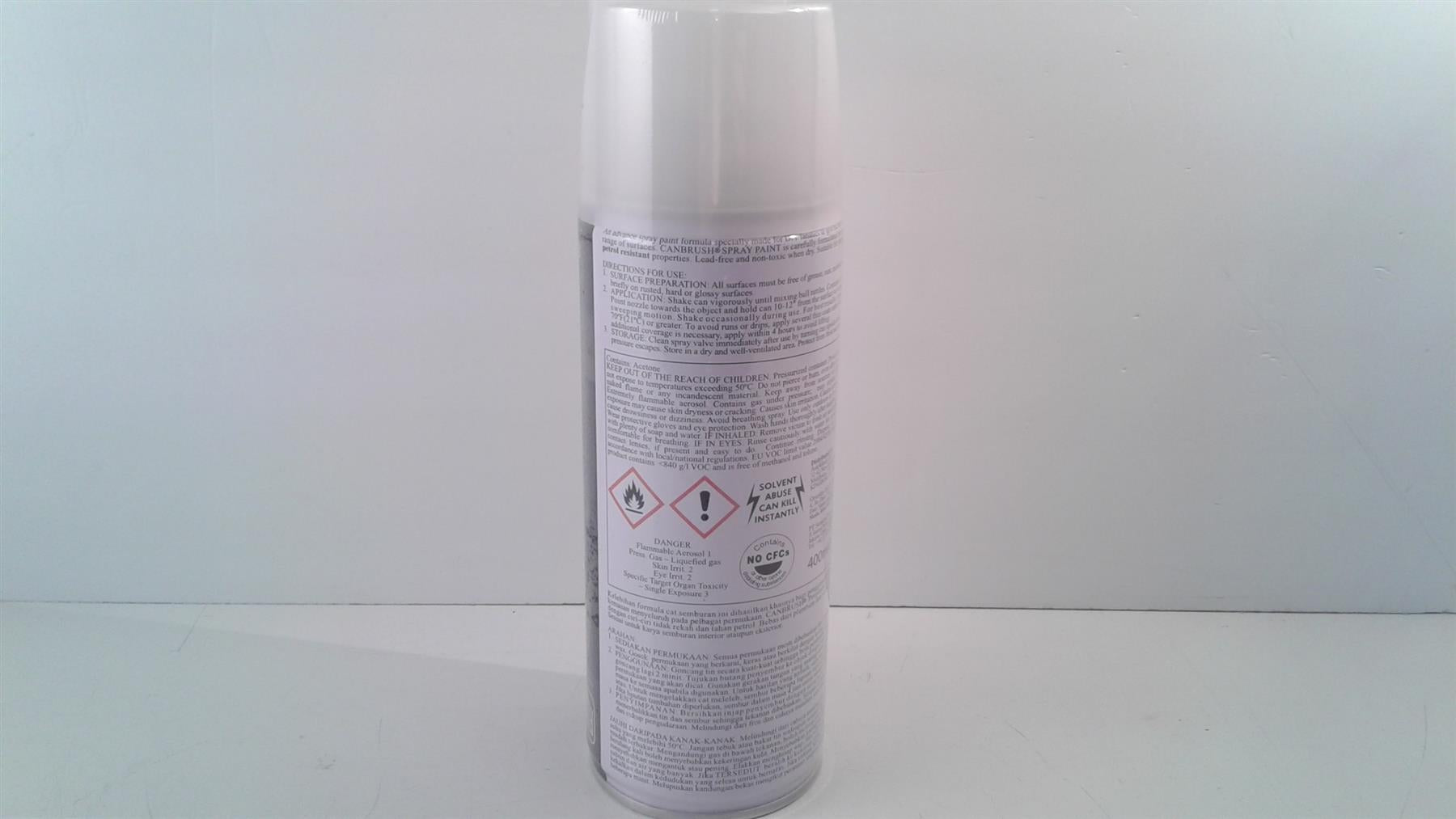 Canbrush Spray Paint C1 Clear for metal, plastic and wood