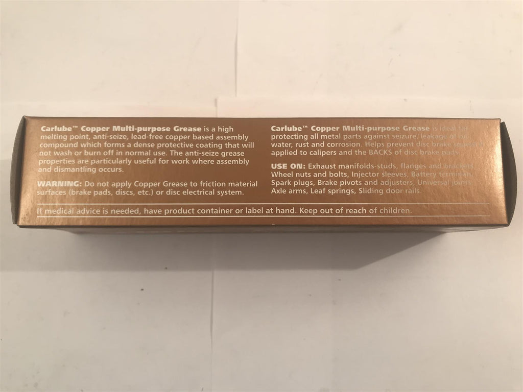 Carlube Copper Multi Purpose Grease Anti-Seize Assembly Compound 70g