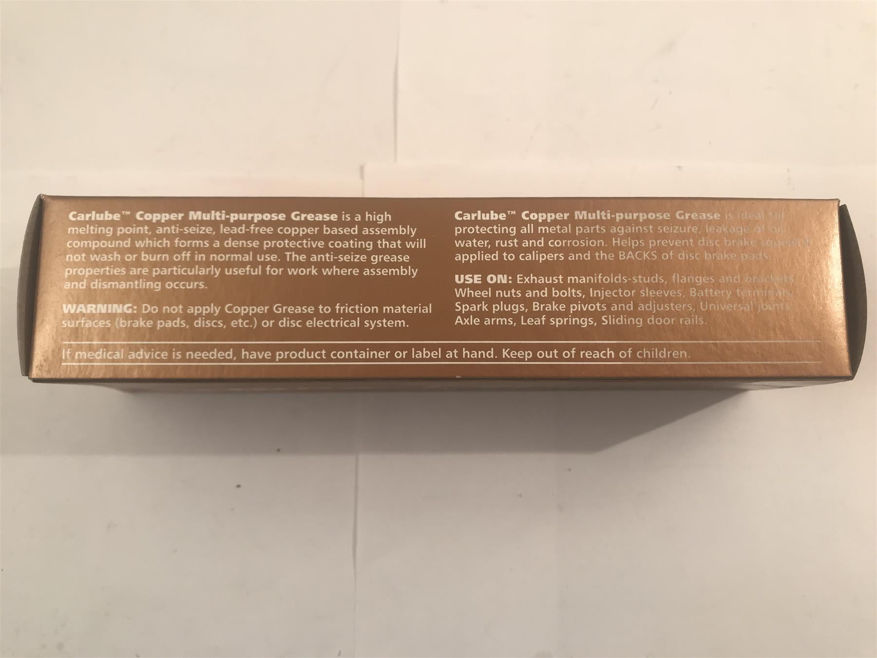 Carlube Copper Multi Purpose Grease Anti-Seize Assembly Compound 70g