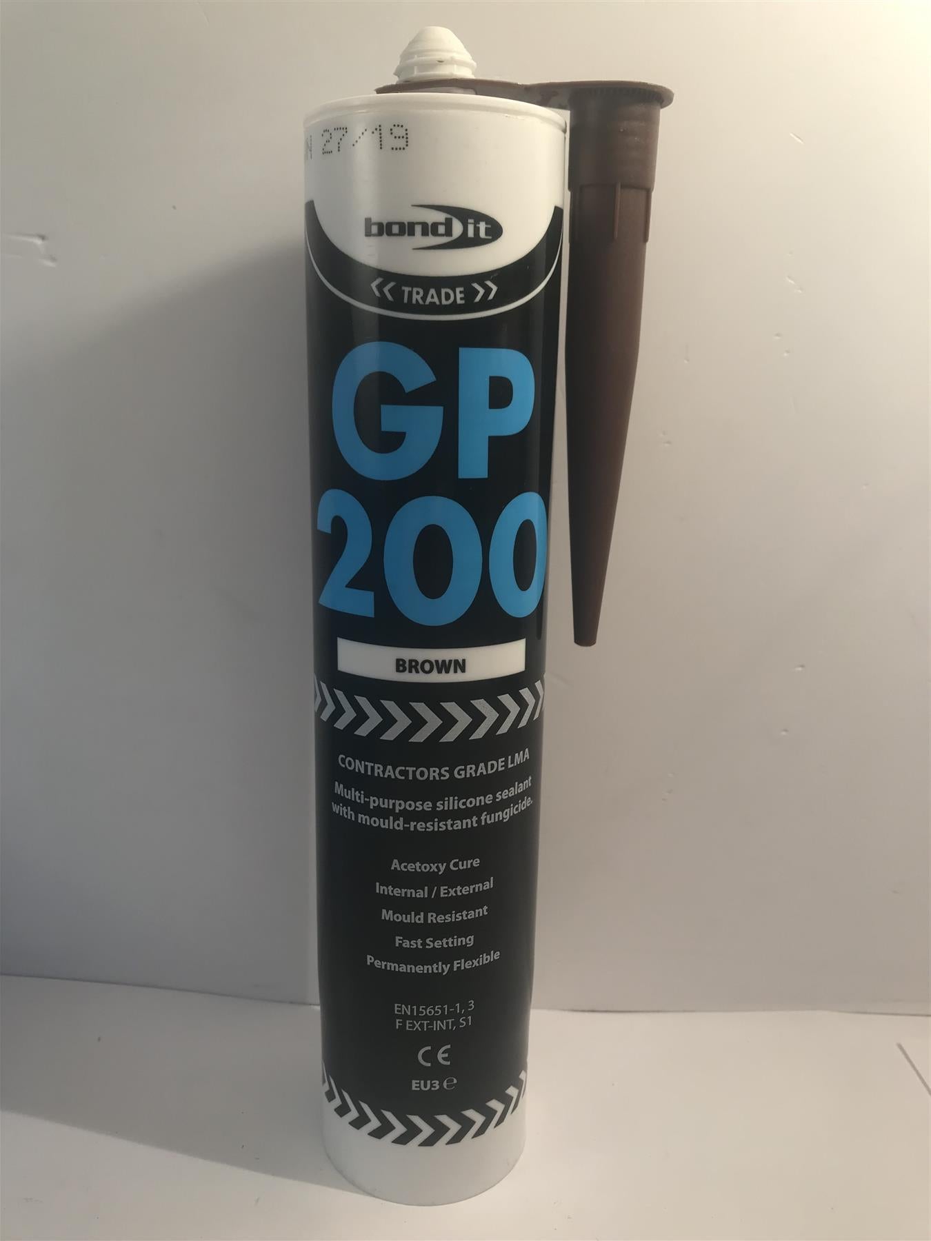 Bond It GP 200 Contractors Grade LMA Brown Silicone Sealant