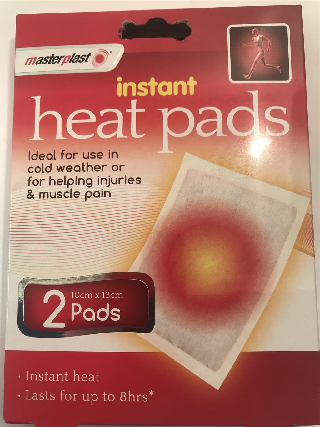 Instant Heat Pads for Injuries And Muscle Pain (2 Pads)