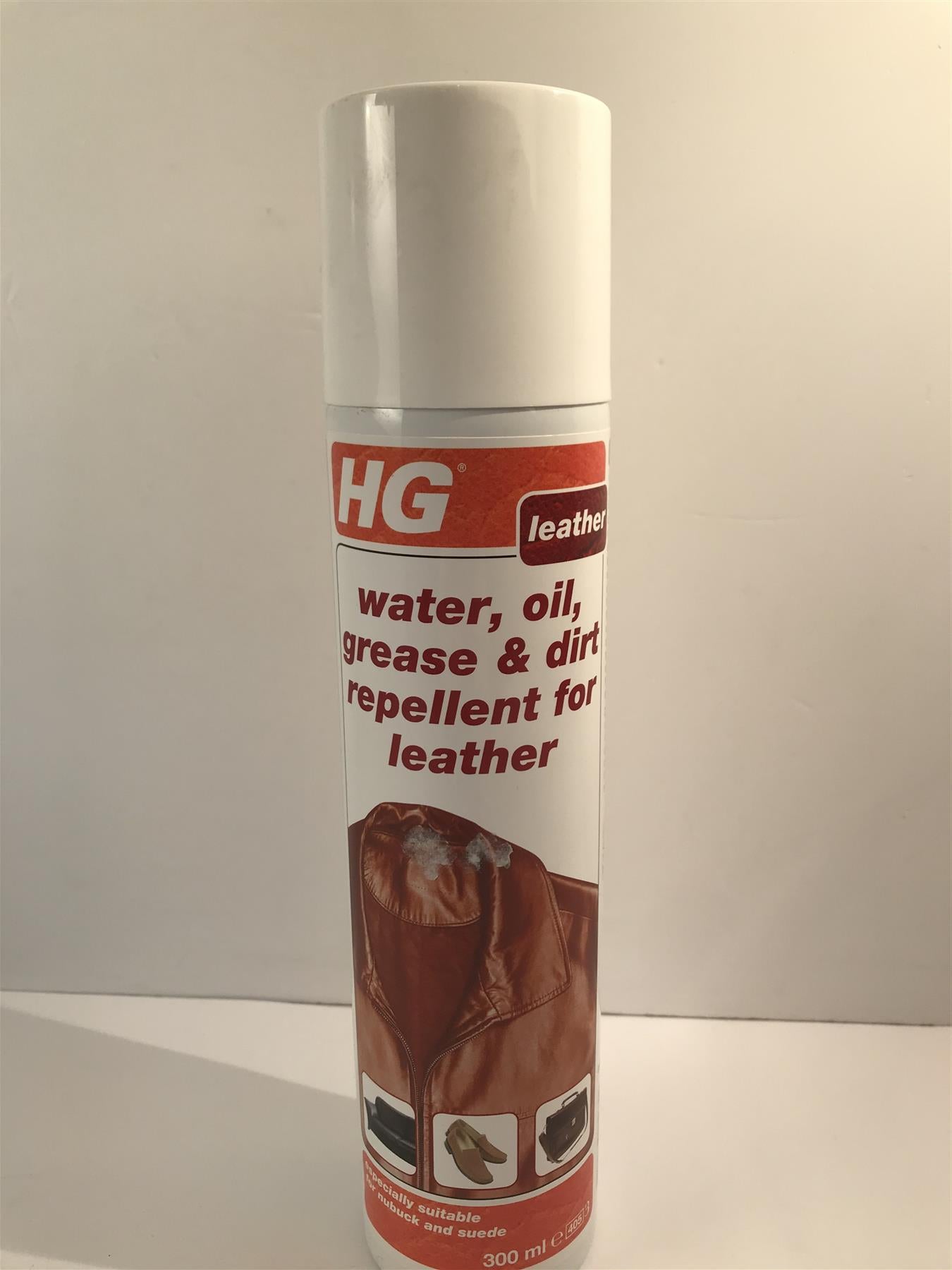 HG Water Oil Grease and Dirt Repellent Spray for Leather 300ml