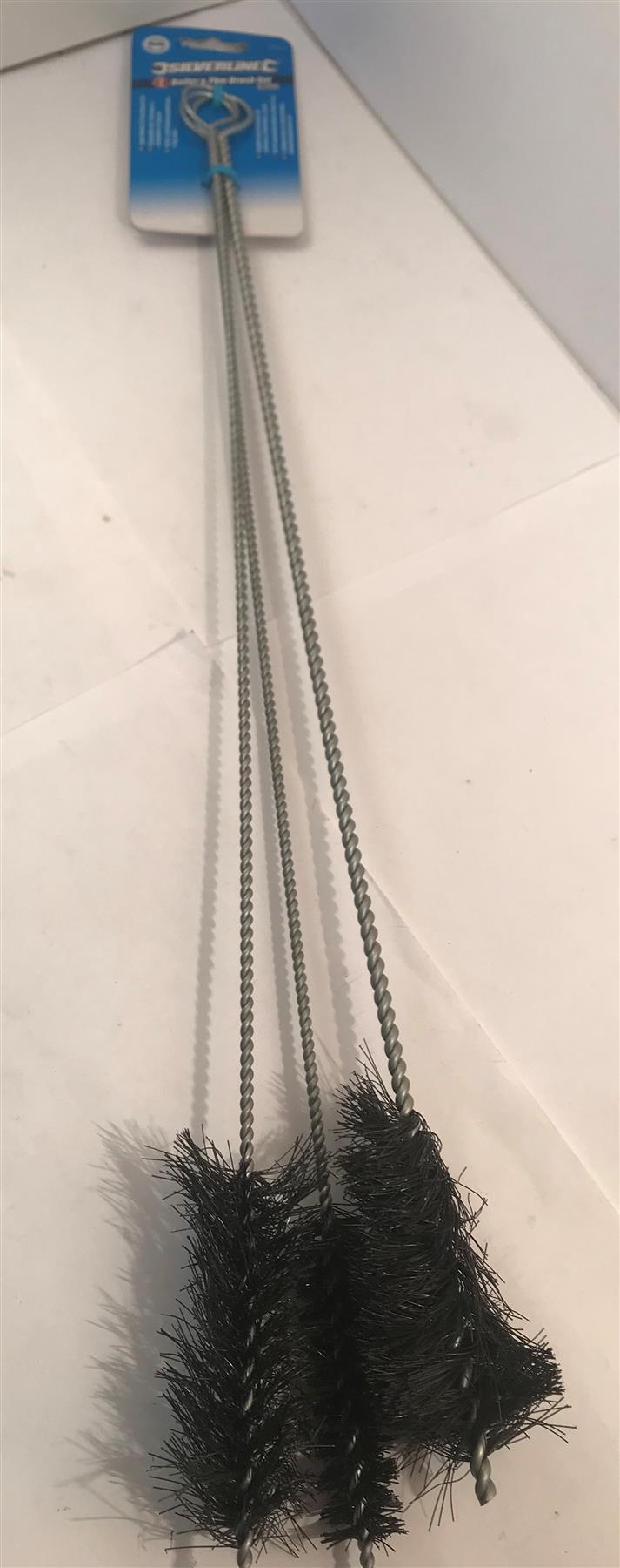 Silverline 3pc Boiler & Flue Brush Set 480mm   322211