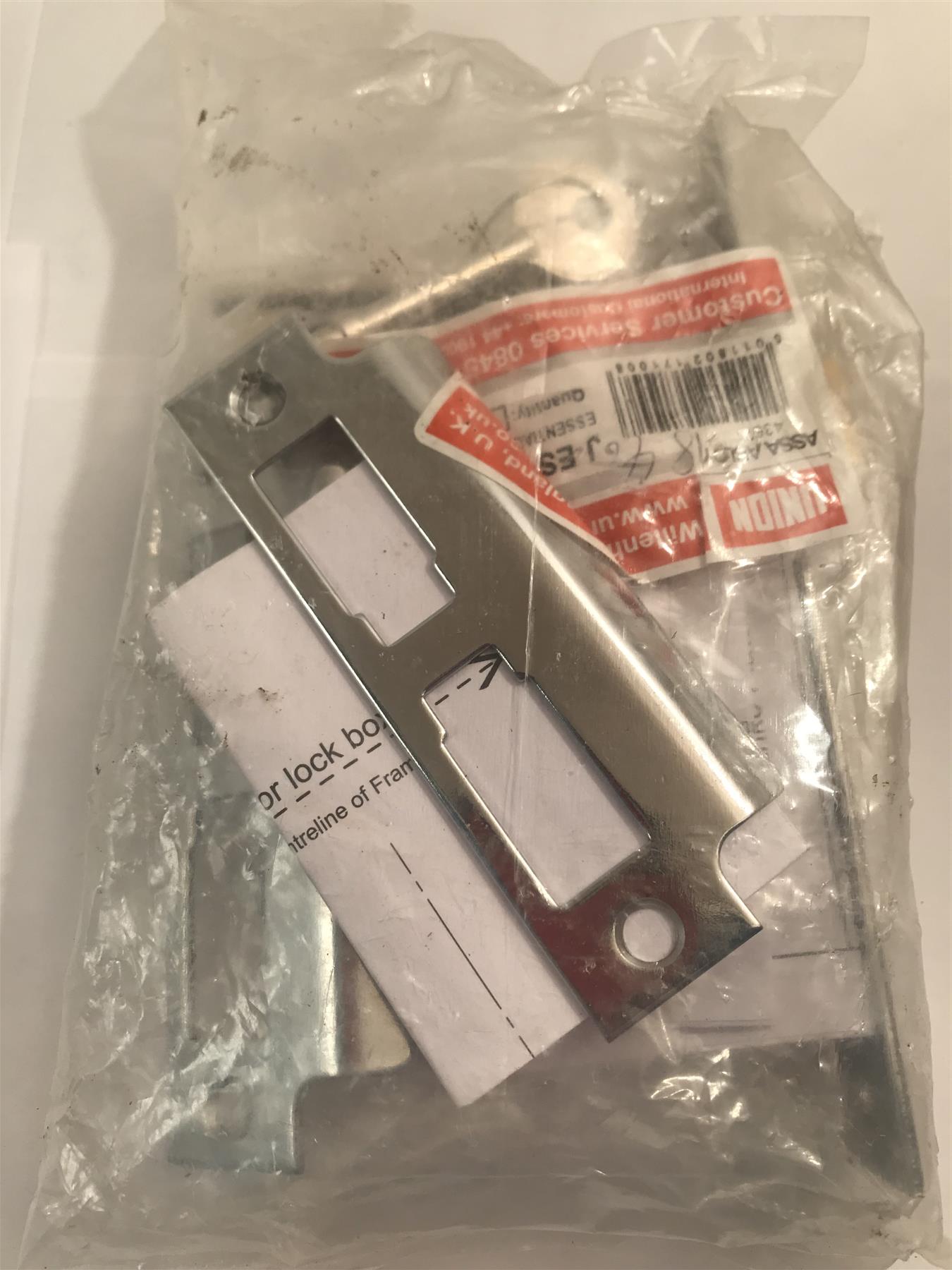 Union J-ES-SL Essential 3 Lever Mortice Door Sashlock 75mm/3" Chrome Plated