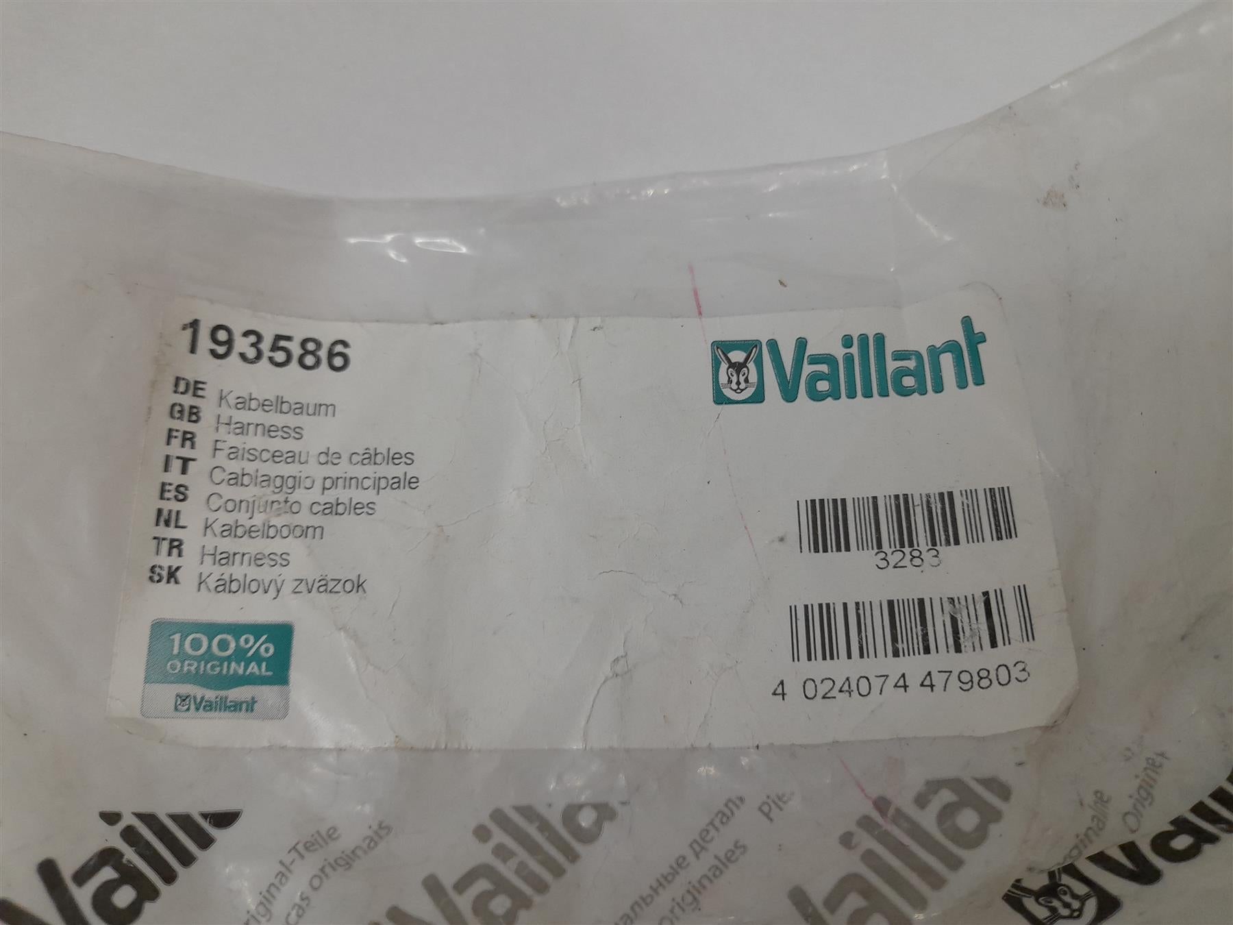 VAILLANT WIRING HARNESS 193586