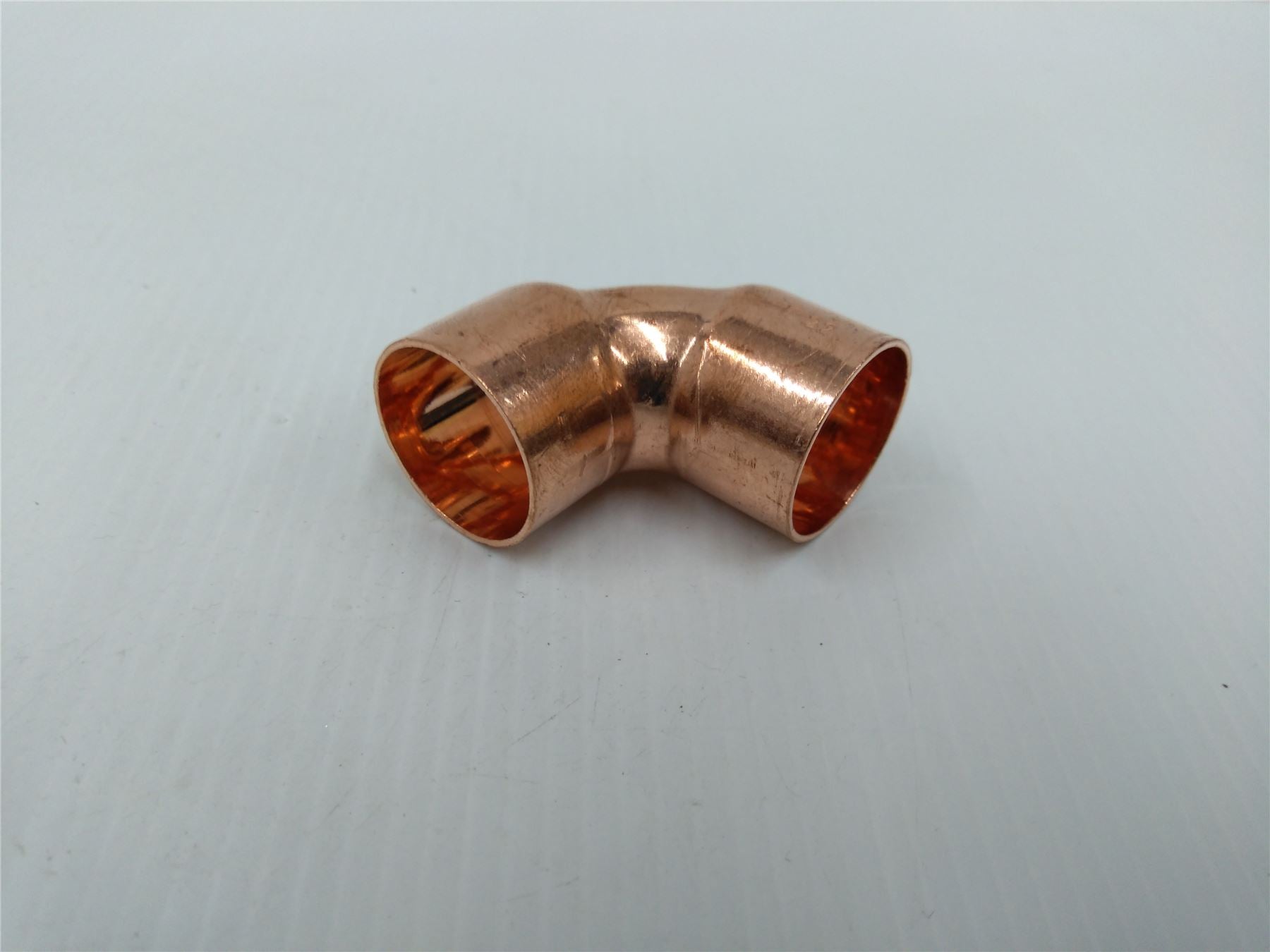 5 X COPPER END FEED FITTING END FEED ELBOW 90 DEGREE SIZE 22mm FEMALE TO FEMALE