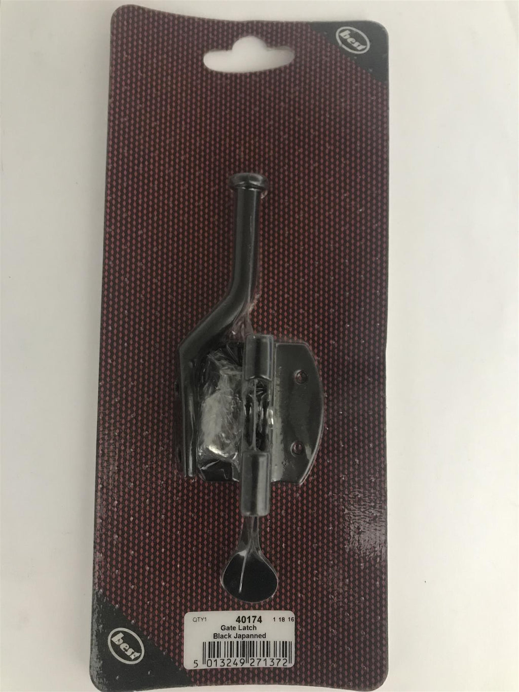 Best Gate Latch Black Japanned  40174