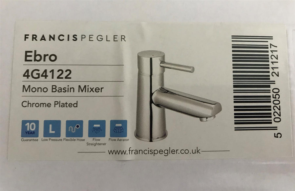 Francis Pegler Ebro Mono Basin Mixer  4G4122