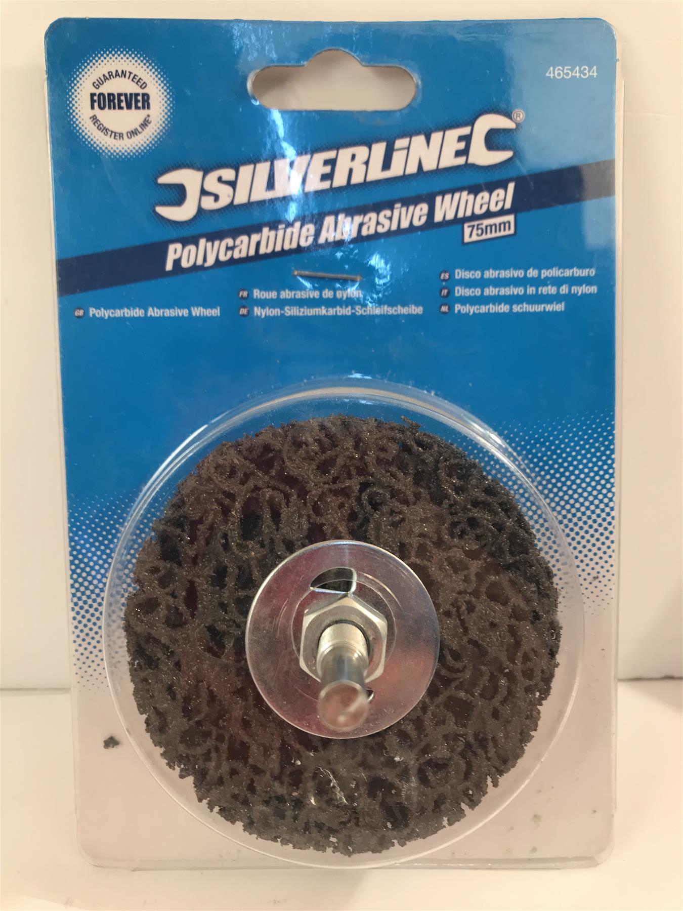 Silverline Polycarbide Abrasive Wheel 75mm  465434