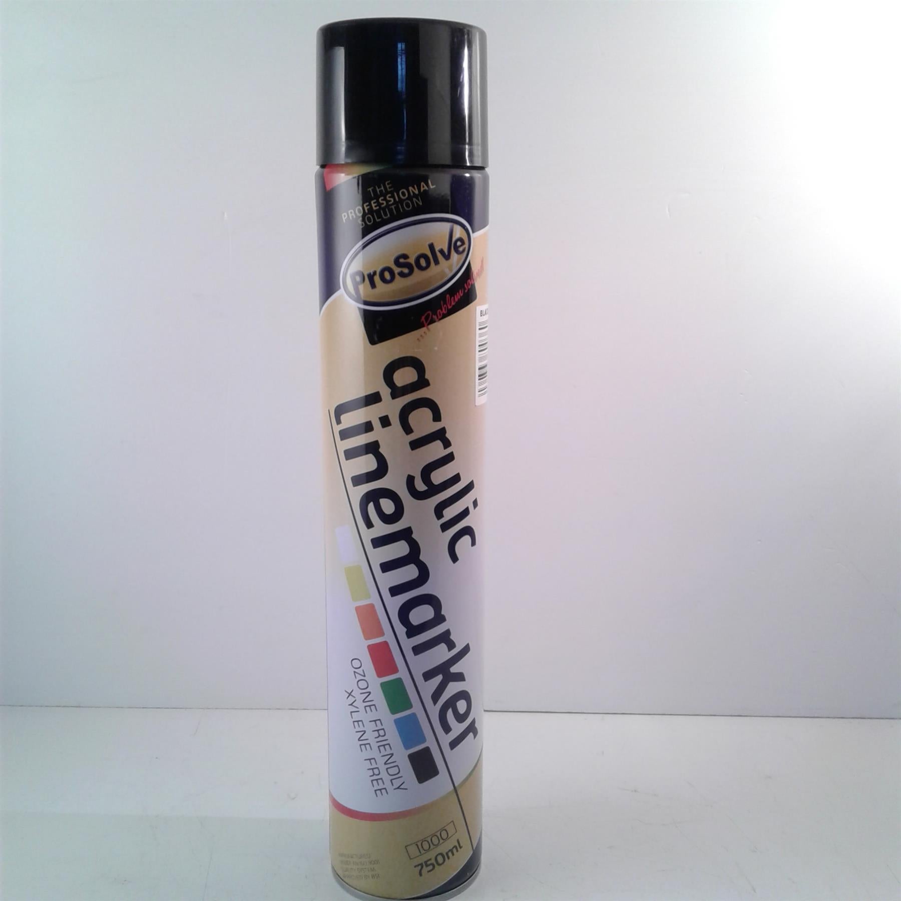 Prosolve Black Acrylic Linemarker Xylene Free 750ml