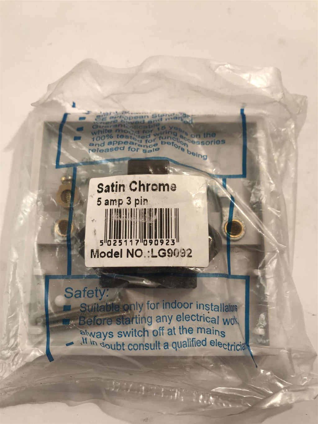 Selectric 5A 3 Pin Round Pin Socket  LG9092