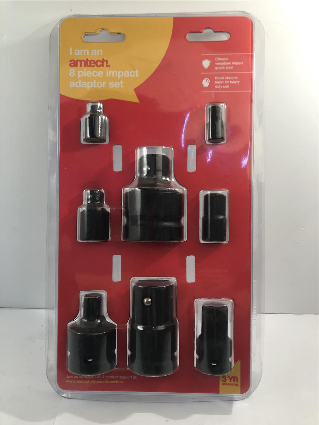 Amtech 8pc Impact Adaptor Set  I6670