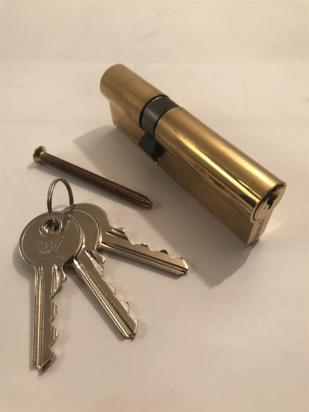 Sterling EPB006 Double Euro 5 Pin Cylinder 90mm (35x55), Polished Brass