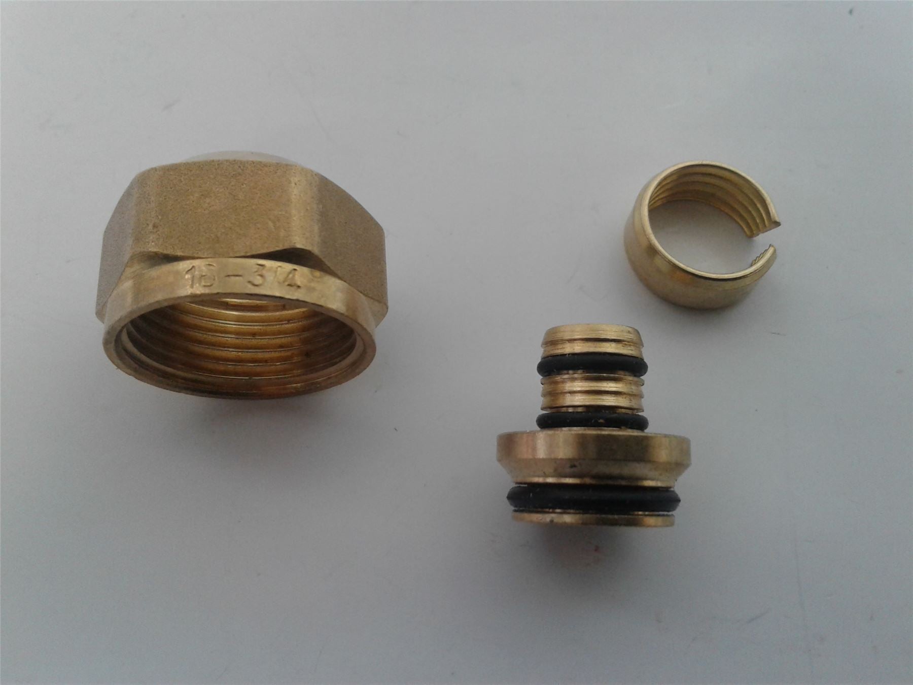 NEW Compression Fitting 16mm - ¾” FT EUROCONE