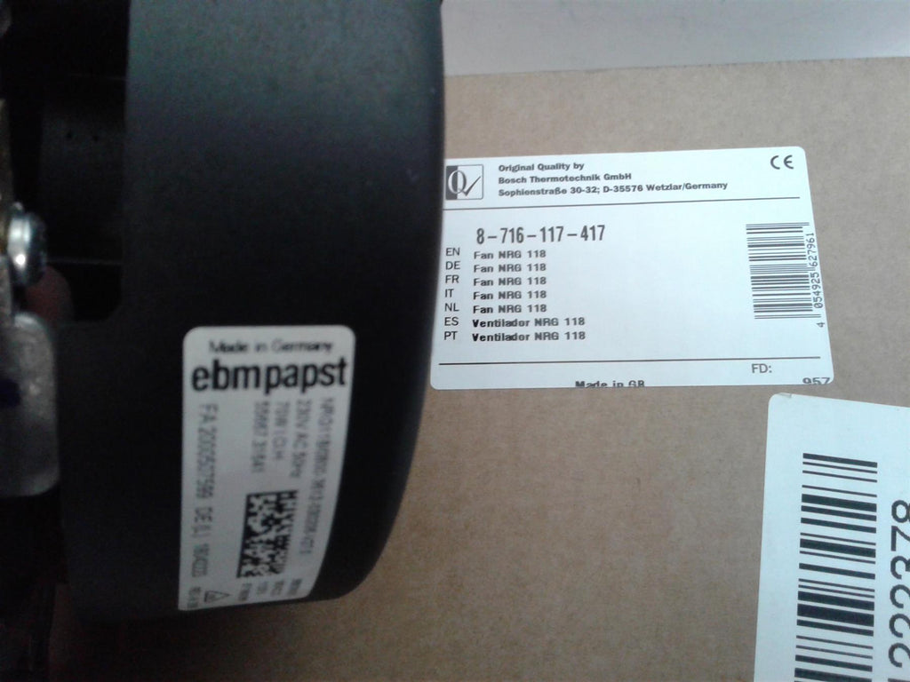 Worcester Bosch Greenstar CDi Compact Fan Assembly (8716117417)