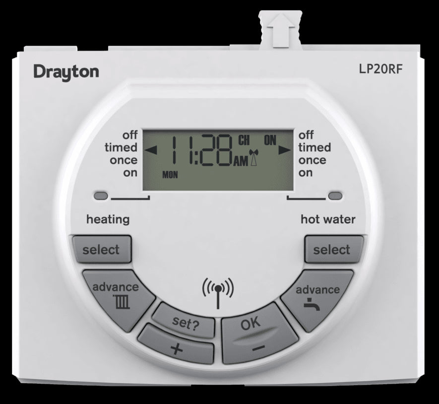 Drayton Twin Channel Programmer & Digistat+ RF LP20RF RF562DR