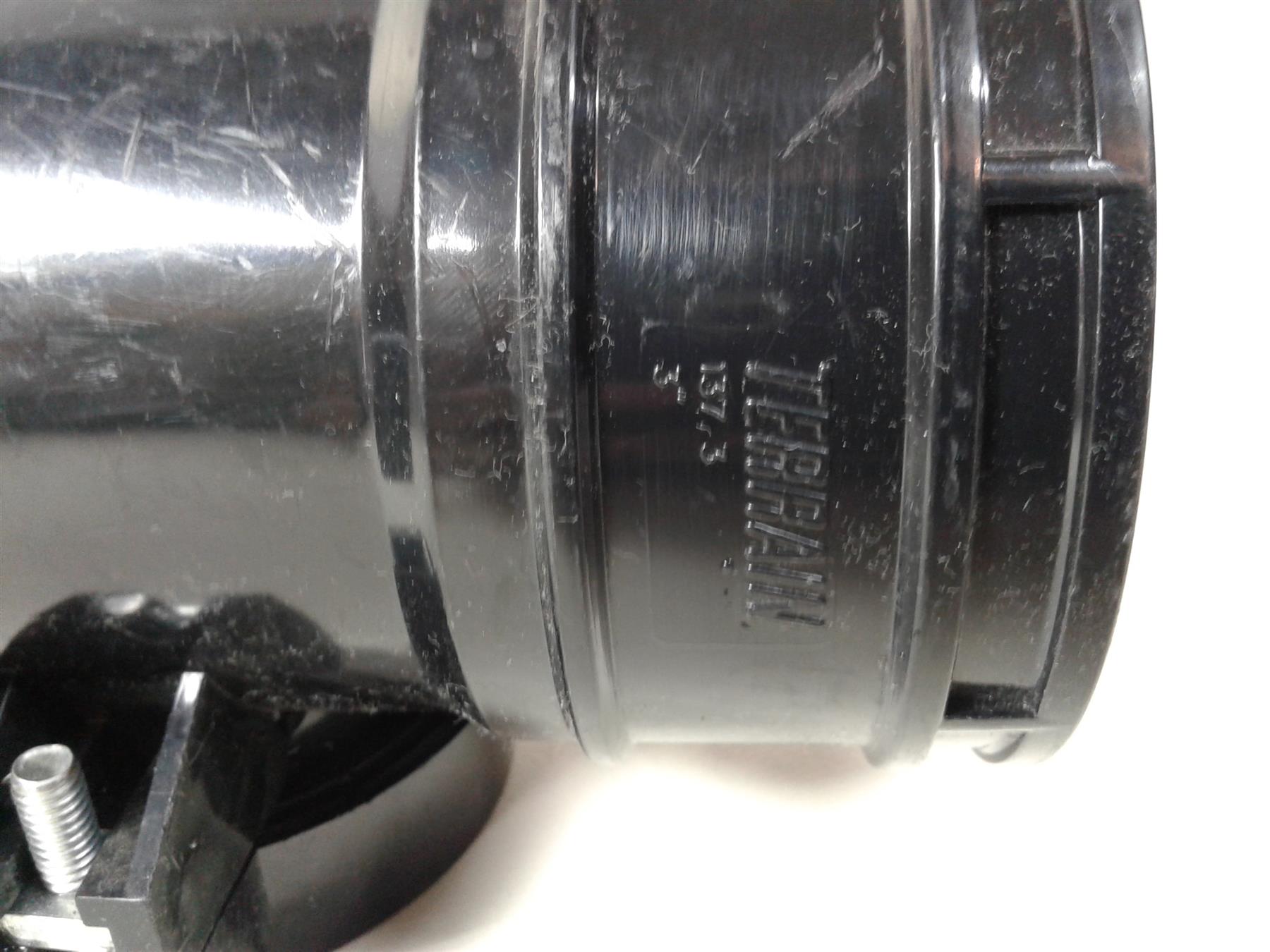 NEW Terrain 3" Access Soil Pipe Connector 82mm 2 Boss Horns 137.3 BLACK