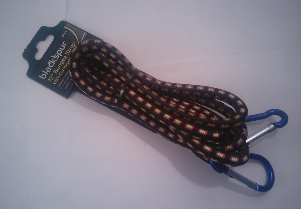 Blackspur Heavy Duty 72" Bungee Strap With Carabiner Hook BD362