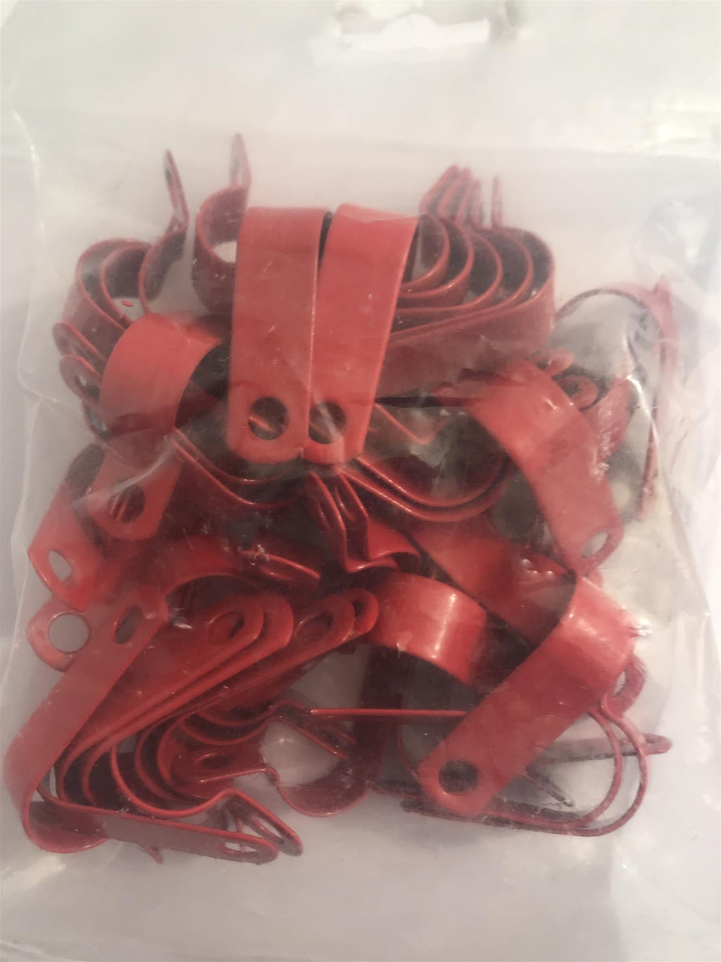 Deligo LSF Coated Red Pyro Cable Clips 9mm RCHL34R  (50 Pack)