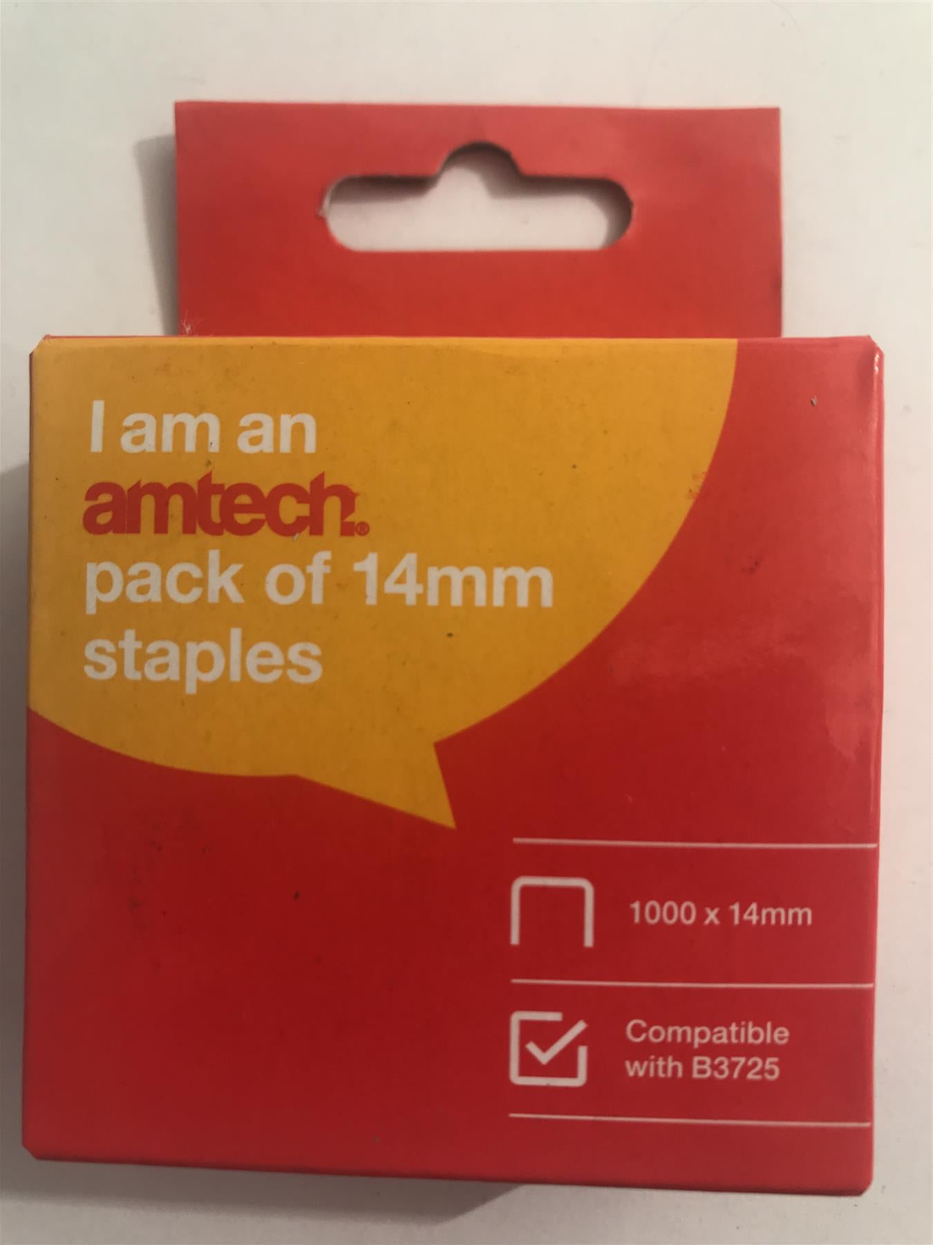 Amtech 14mm Staples (Pack 1000)  B3728