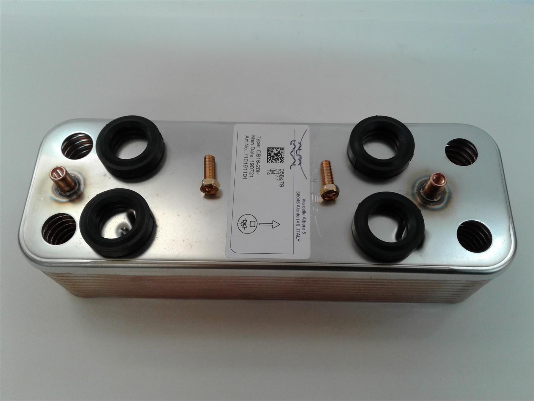 New Baxi Potterton DHW 20 Plate Heat Exchanger 7223558 248723 Genuine Part