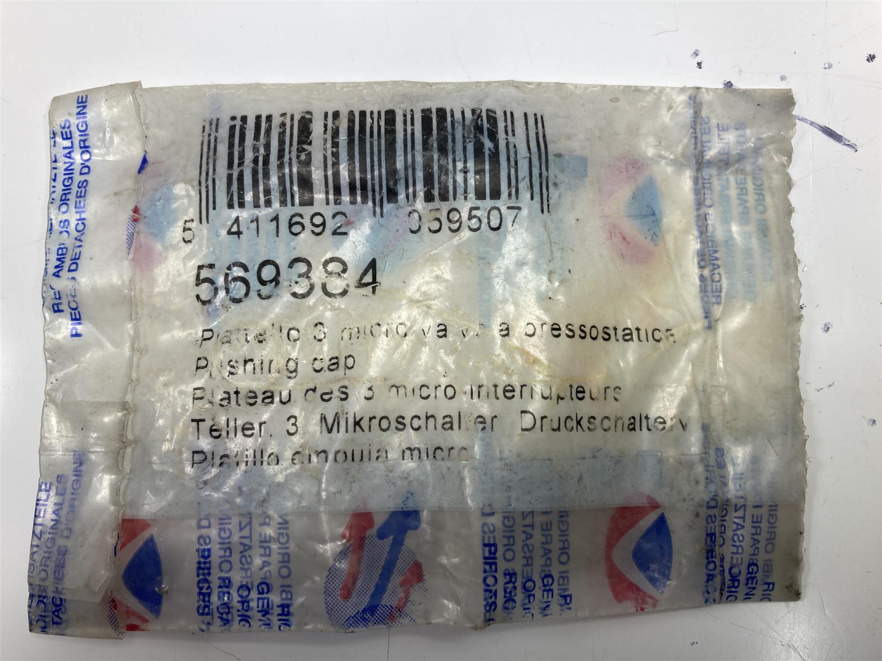 ARISTON CHALLENGER 80E EUROCOMBI SX 20 MFFI DIVERTER VALVE PUSHING CAP 569384