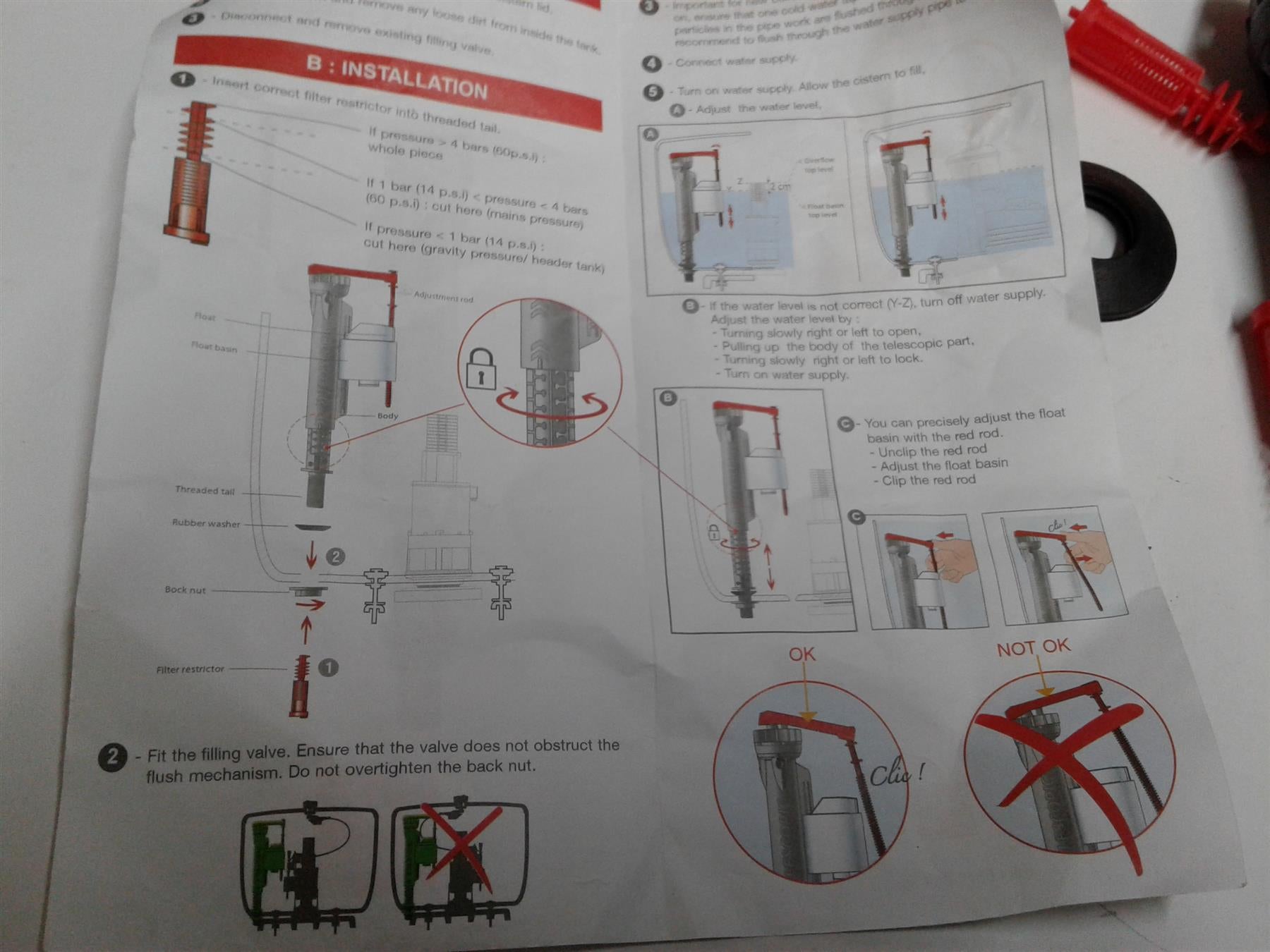 NEW WIRQUIN 1/2" TELESCOPIC BOTTOM INLET TOILET VALVE FB150T