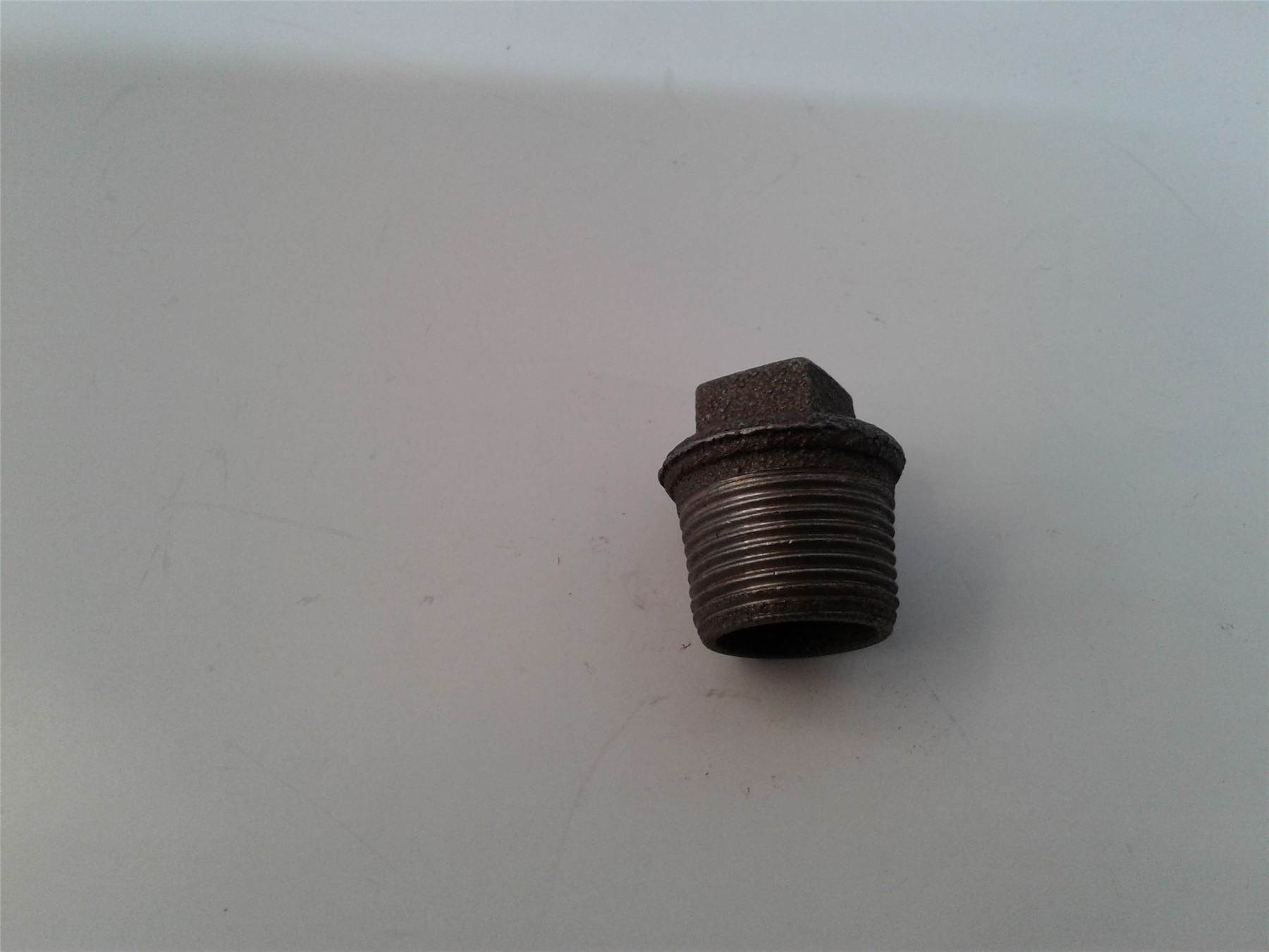 NEW MALLEABLE IRON STOP END BLANKING PLUG GALVANISED SIZES 3/4"BSPT