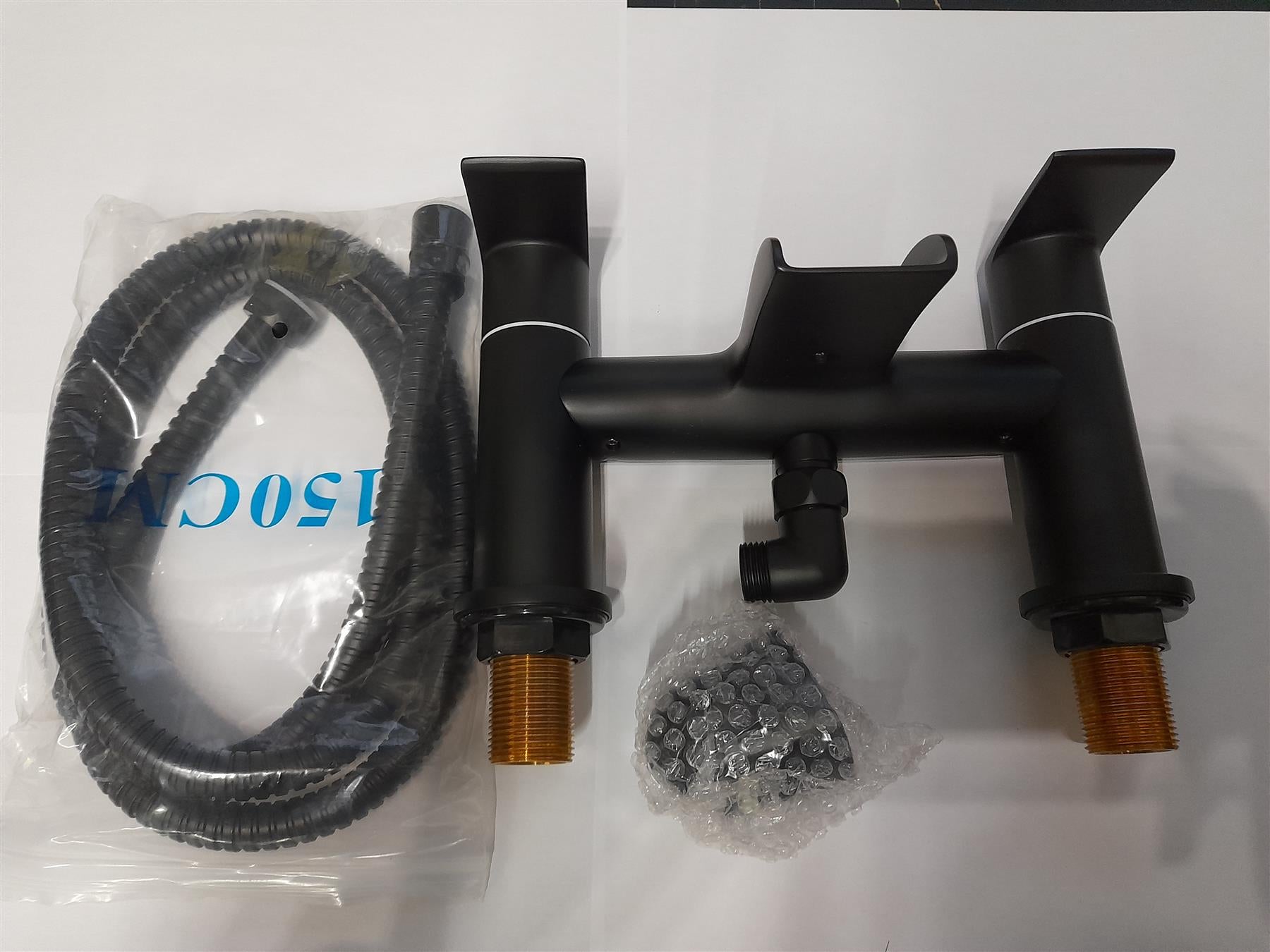 Eastbrook Bath ShowerMixer Inc Bracket , H S And Hose Black