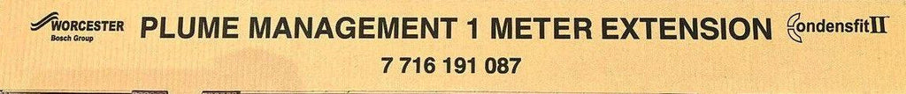 Worcester 60mm 1 Meter Plume Management Extension 7716191087