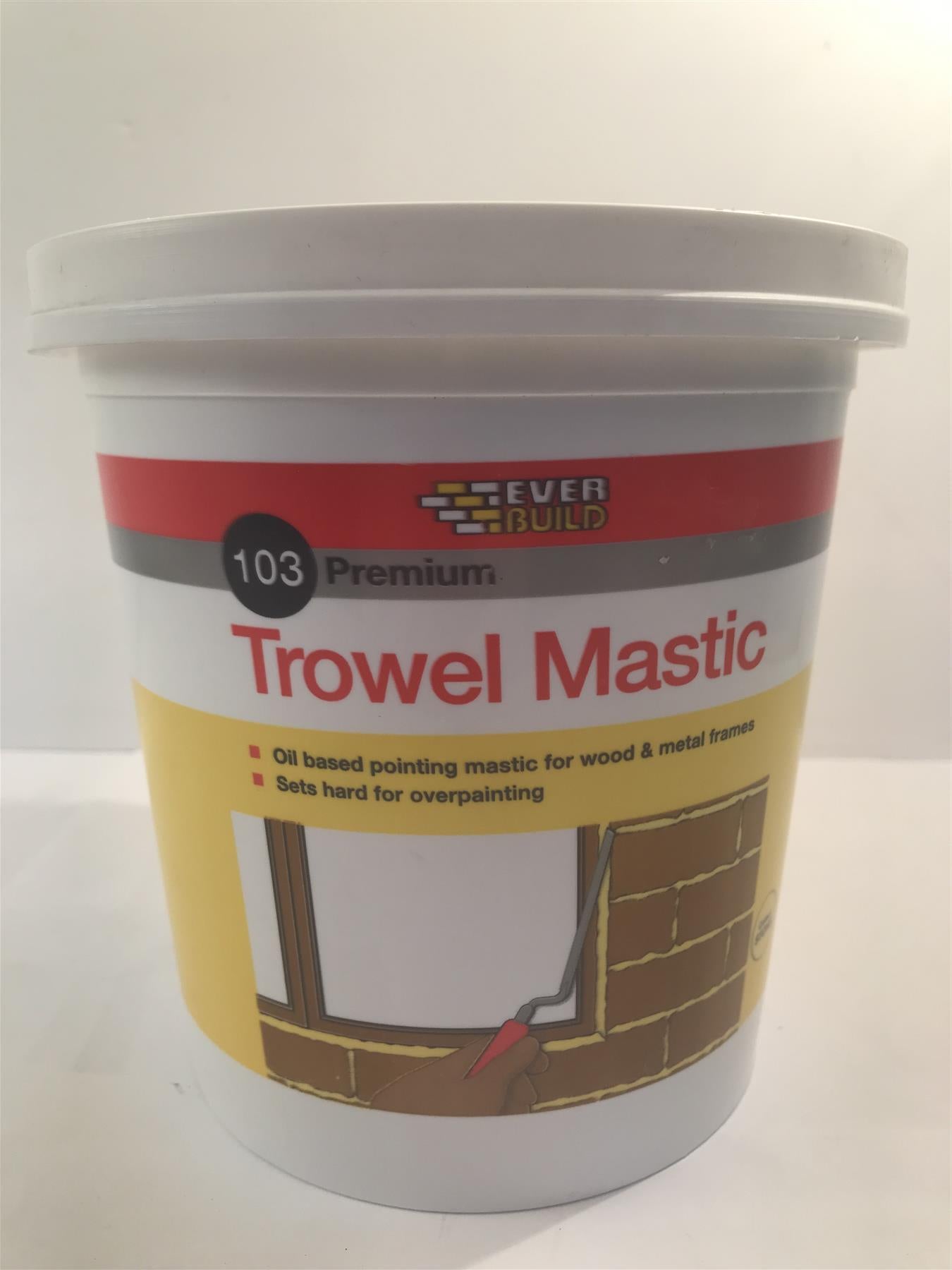Everbuild 103 Premium Trowel Mastic 3kg  Stone
