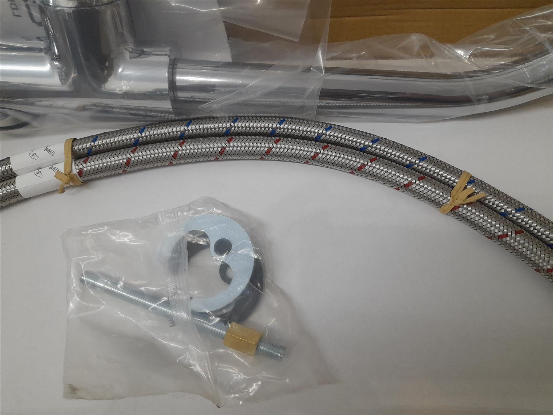 Arras Monobloc Swan Neck Sink Mixer Tap Chrome