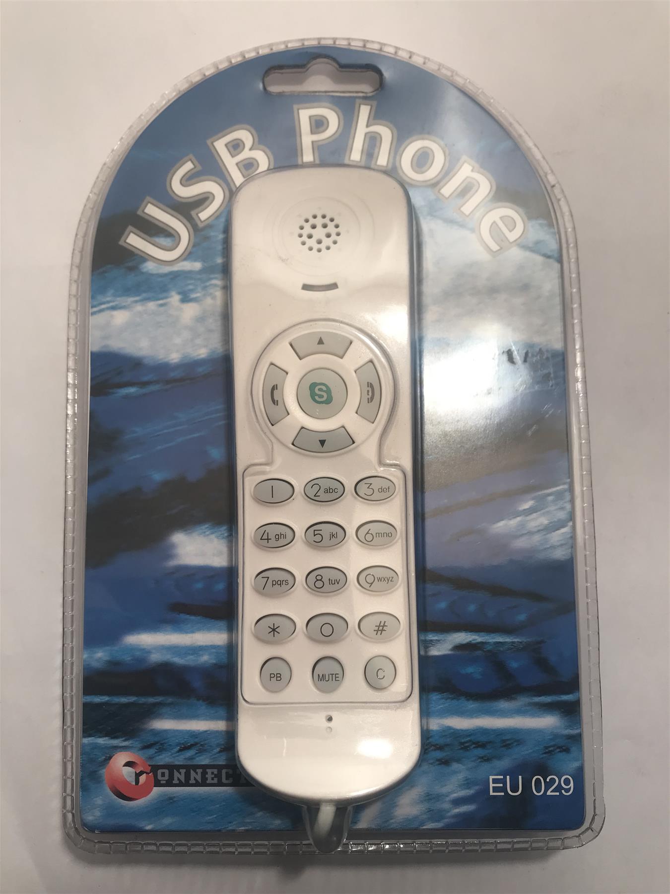 Connect-It USB Phone/Skype Handset White  EU029